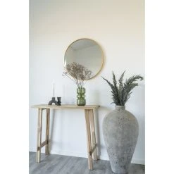 Homeshop Spejl Med Ramme I Messing Look Ø60 Cm - 4001450 -Homeshop salg spejl med ramme i messing look 60 cm 4001450 2