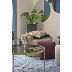 Homeshop Spejl Med Ramme I Messing Look Ø80 Cm - 4001170 -Homeshop salg spejl med ramme i messing look 80 cm 4001170 2