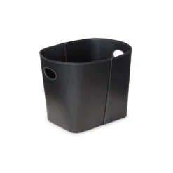 Varde Ovne A/S Varde Kurv I Læderlook Sort 37x36,5x47cm