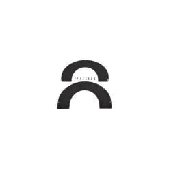 Varde Ovne A/S Varde Loftkrave Med Pakning 30-45° Todelt Sortø250mm -