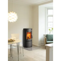 Varde Ovne A/S Varde Shape 2 Stål Sort - Lav Model Brændeovn