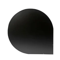 Varde Ovne A/S Varde Stålgulvplade Dråbeform Sort - SÆLGES KUN SAMMEN MED KØB AF BRÆNDEOVN